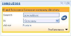 Integrate our direct ICT partner search module via iGoogle!