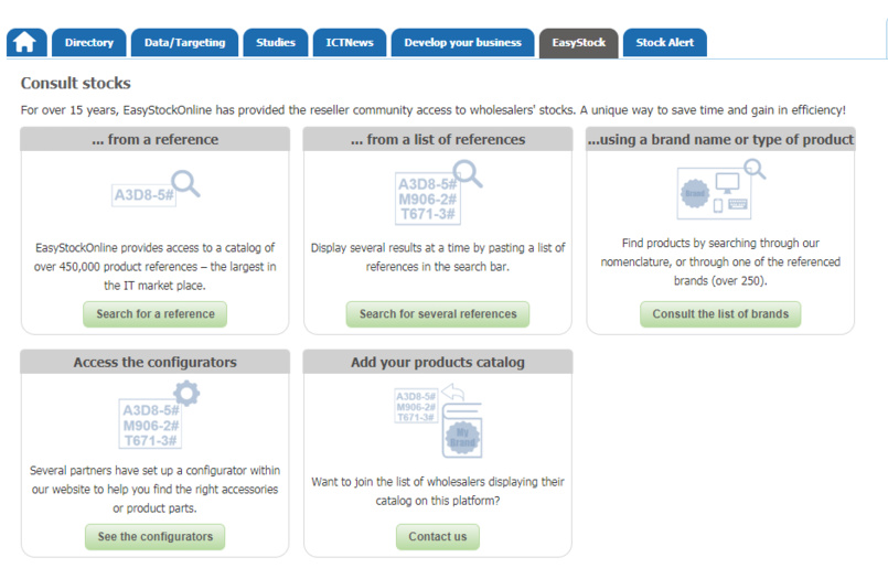 Click on the image to access the features Click on the image to access the features