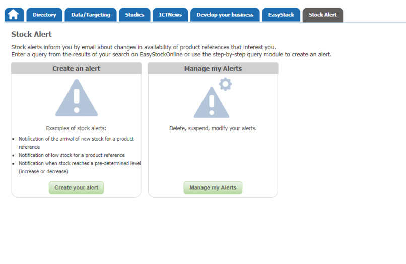 Click on the image to access the features Click on the image to access the features