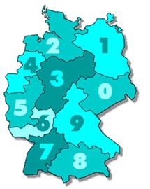 Localisation of IT companies in Germany by postcode Localisation of IT companies in Germany by postcode