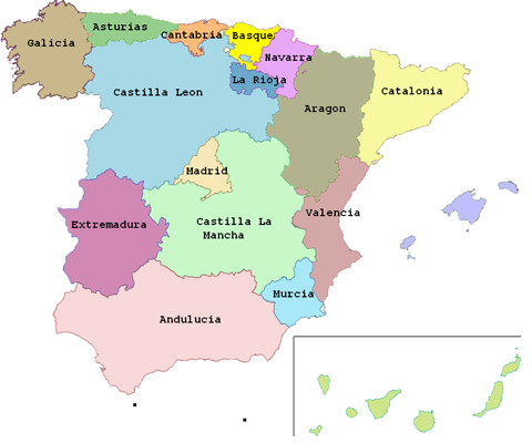 Localisation by region of IT companies in Spain (by main activity) Localisation by region of IT companies in Spain (by main activity)