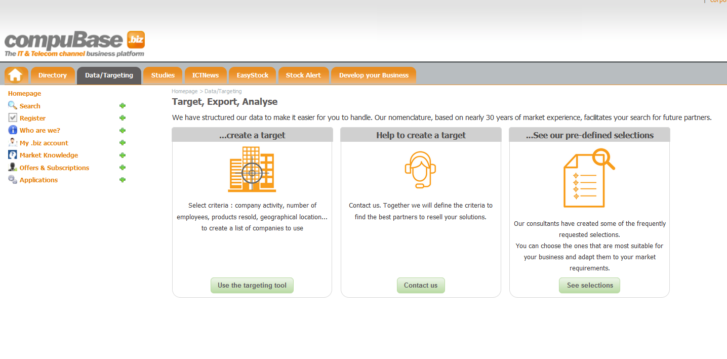 Compbiz The web portal for ICT professionals: compuBase.biz