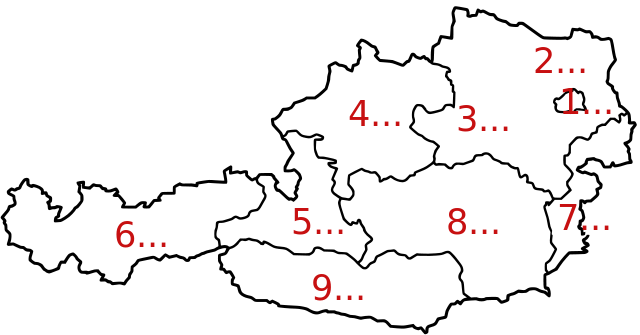 Postcode Austria Localisation of IT companies in Austria by postcode