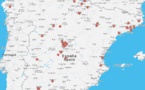 Location of the top 100 VARs for print products in Spain