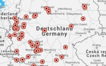  Location of the top 100 VARs for print products in Germany